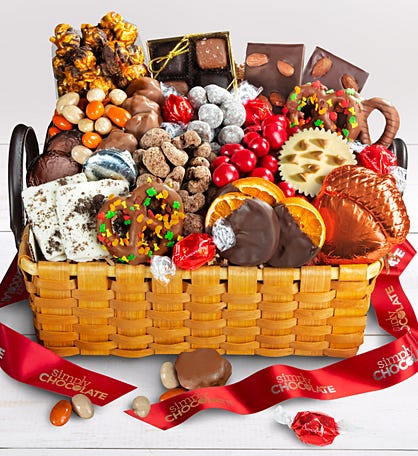 Simply Chocolate Autumn Sweets Basket